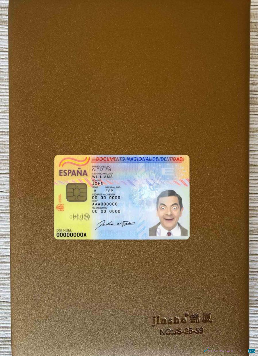 Download Spain ID (2016 – present) photolook FRONT Photoshop template